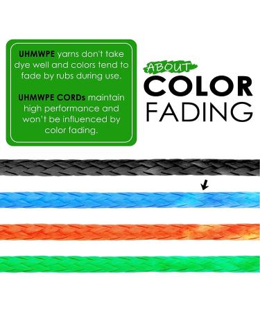 Emma Kites 100% UHMWPE Braided Cord 3/16 x 100Ft Black - Heavy Duty Abrasion Resist Utility Cord for Kitesurfing, Rigging, Spearfishing - 5500Lbs Spool - Buy Online on GoSupps.com