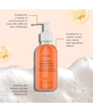 Gentle Exfoliating Face Wash - Mild Cleansing Hydrating No Tightness Brightens Dull Skin For Translucent Glow(3PCS) - Buy Online on GoSupps.com