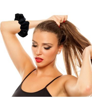 6 Pack Hair Scrunchies Ponytail Holders Colorful Ponytail Holder Satin for Girls Women Soft Hair Scrunchies Elastic Hair Bands Hair Scrunchies Hair Accessories for Girls Women and Ladies - Buy Online on GoSupps.com