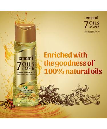 Emami 7 Oils in One Non-Sticky Hair Oil - 200ml | Nourishing Hair Care for All Hair Types | Buy Internationally - Buy Online on GoSupps.com