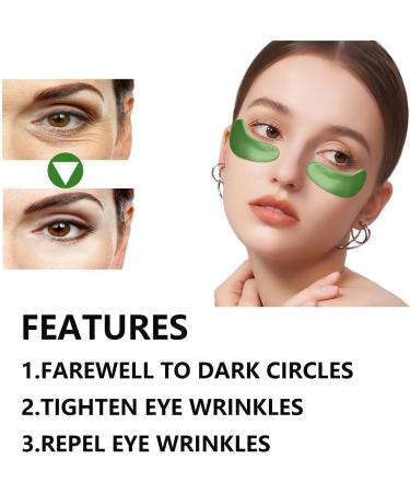Under Eye Masks - Collagen Under Eye Patches Seaweed Tightening Eye Mask Anti-Wrinkle Hydrating Eye Patches Green Seaweed Crystal Eye Mask Under Eye Patches for Puffy Eyes - Buy Online on GoSupps.com