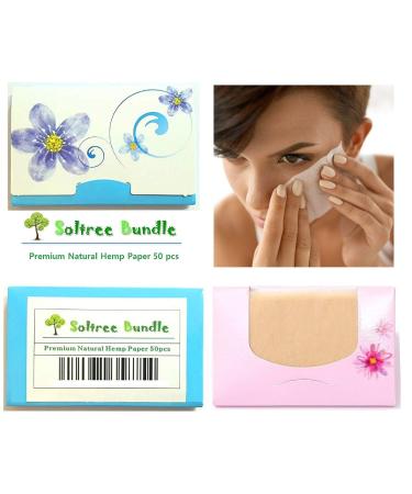 SoltreeBundle No Sebum Mineral Powder 5g + Oil Blotting Paper 50pcs Set - Korean Skincare - Buy Online on GoSupps.com