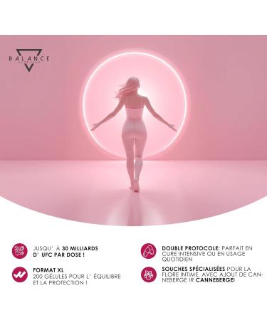 Probiotiques Femme - 200 G lules | Utile pour: Mycose Vaginose Vaginose Bact rienne | Probiotique Flore Intime | 30 Milliards d UFC/Jour Lactobacillus Rhamnosus Reuteri Crispatus Canneberge Rouge - Buy Online on GoSupps.com