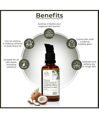  NW BRAND Organic Thai Coconut Oil with Vitamin E & C - 50ml - Pack of 2 - Buy Online on GoSupps.com