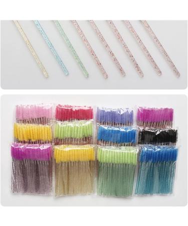 PJRYC 5 0PCS / Sac Sourcils Mascara Baguette Spoolie Spoolie Brosse Jetable Lash Wands Extension Extension Extension DE COULAGE POIGNES DE Mascara Bague (Handle Color : Pink) - Buy Online on GoSupps.com
