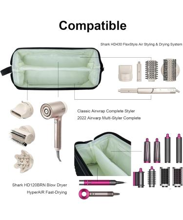 GENCAN Travel Case for Shark Flexstyle Portable Storage Case for Shark Flexstyle Hair Styler Carrying Case for Shark FlexStyle 4-in-1 Air Styler & Hair Dryer (Black) - Buy Online on GoSupps.com