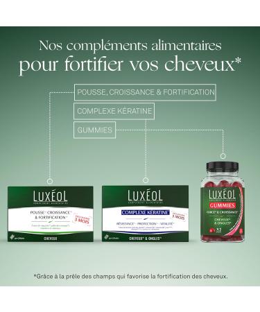 Lux ol - Keratin Complex - Food supplement - Resistance and Protection(1)- Hair and nails(2) - 90 capsules - 41g - Buy Online on GoSupps.com