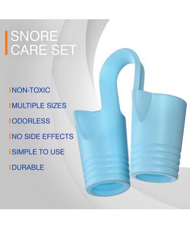 Set of Nose Vents - Effective Anti Snoring Solution & Nasal Dilators - Snore Stopper for Better Sleep - Relieve Nasal Congestion - Blue - Buy Online on GoSupps.com