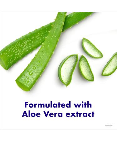 Clean & Clear Aloe Vera Body Wash & Facial Cleanser - Oil-Free Soap & Dye-Free for Sensitive Skin | Acne-Prone Care | Bonus Loofah Included - Buy Online on GoSupps.com