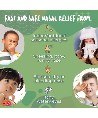 Clear Revive Kids Nasal Spray - Fast Relief for Allergy, Sinus Irritation, Dryness & Mucus - Non-Drowsy Formula - 1 Pack - Buy Online on GoSupps.com