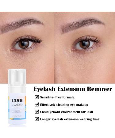 Lash Shampoo Kit for Eyelash Extensions - Extension Cleanser with Brushes for Salon & Home Use - 50ML - Buy Online on GoSupps.com