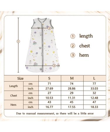 ZIGJOY 100% Cotton Sleeveless Baby Sleep Bag 1.0 Tog | Space Alien Design | 2-Way Zipper | Newborn 8-12 Mon | 9-12 Months - Buy Online on GoSupps.com