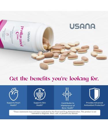 USANA Proflavanol C200 - Heart Health Antioxidant with Bioflavanoids & Vitamin C - 56 Tablets - Buy Online on GoSupps.com