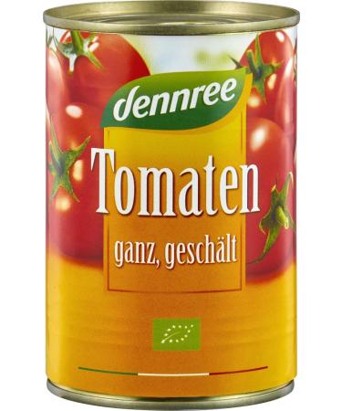 dennree dennree Fully Peeled Organic Tomatoes (1 x 400g)