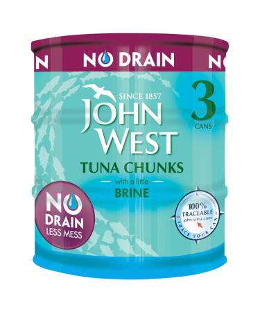 John West Tuna Chunks with a Little Brine 3 x 110g