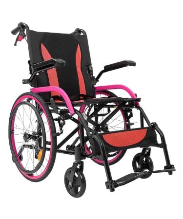 Wheelchair For Outdoor Aluminium Alloy Manual Wheelchair Portable Folding Wheelchair With Handbrake Footrest Travel Wheelchair Wheel Chair