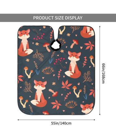 Professional Haircut Cape | Fox Forest Adjustable Salon Cape | Hairdresser Apron for Easy Styling - Buy Online on GoSupps.com