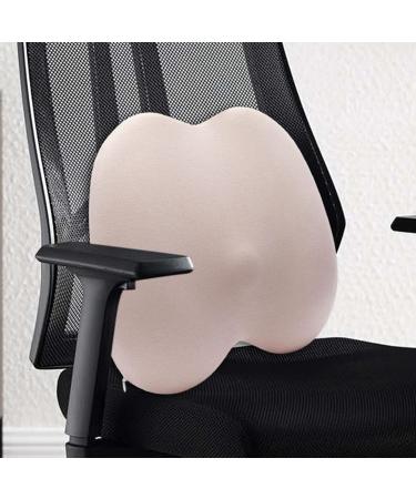 Car Backrest Cushion | Breathable Lumbar Support Cushion Car Seat Waist Protection Support Ergonomic Soft Sponge Backrest Cushion Pink - Buy Online on GoSupps.com