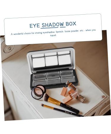  MERRYHAPY MERRYHAPY Compact Eyeshadow Storage Box Travel Makeup Tray Refillable Lipstick Case Under-Blush Box for Artists - Buy Online on GoSupps.com