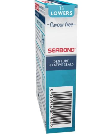 Seabond Denture Fixative Seals - Original - 15 Lowers - Pack of 6 - Buy Online on GoSupps.com