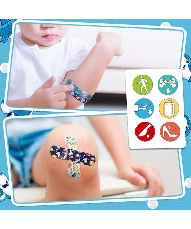 Colorful Cartoon Bandages for Kids - 120 Pcs Waterproof Adhesive Bandages for Boys and Girls - Buy Online on GoSupps.com