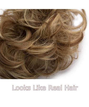 Buy Affordable Soft Wavy Hair Extensions - 2pcs 50g Hair Ties in Hellbraun & Ashblond for Natural Thickening Updos - Buy Online on GoSupps.com