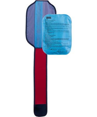 Brandseller Adjustable Warm-Cool Compress Set for Knee Elbow & Ankle - Reusable Gel Pads (2 Pack) - 18x13 cm - Blue/Red - Buy Online on GoSupps.com