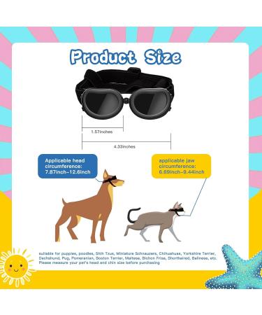 Shop Stylish Pink Dog Sunglasses | UV Protection for Small Dogs & Pets | Adjustable Pet Eyewear - Buy Online on GoSupps.com