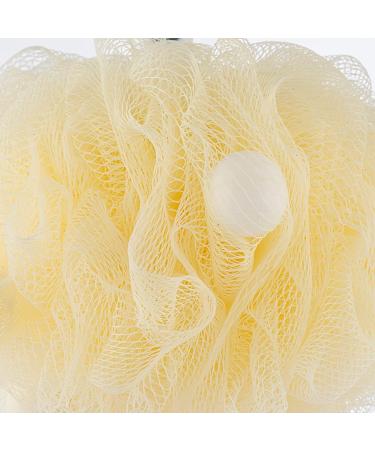 4 Pack Shower Puffs With Soap Pieces - Jasmine - Premium Quality Loofah Exfoliating - Buy Online on GoSupps.com