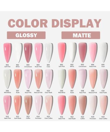 Soft Pink Poly Nail Gel 15ML - Easy DIY Nail Builder for Home Use & Art - Buy Online on GoSupps.com