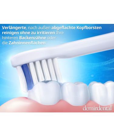 8er Demirdental Mini Essays for Philips Sonicare - Medium & Small Replacement Brush Heads for Precise Cleaning (HX6028) - Buy Online on GoSupps.com