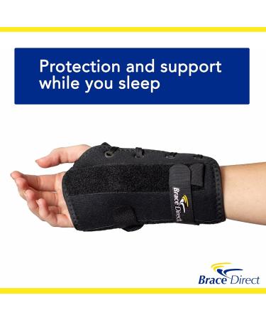 Brace Direct Carpal Tunnel Wrist Brace Night Splint - Adjustable Sleep Support for Arthritis Tendonitis & Sprains - Right Wrist for Men & Women - International Shipping Available - Buy Online on GoSupps.com