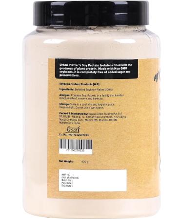 Urba.n Platter Soya Protein Isolate Powder 400g - Buy Online on GoSupps.com