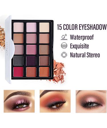 Rose Flower Makeup Kit for Women - All in One Gift Set with Lipgloss, Eyeshadow Palette, Concealer, Mascara, Eyeliner, and Brushes - Perfect for Women and Teen Girls - 108 Pieces - Buy Online on GoSupps.com