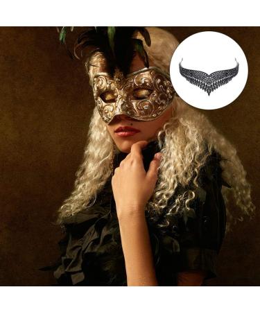 FRCOLOR Jeweled Baroque Queen Crown Black Crown Gothic Headpiece Rhinestone Wedding Crown Costume Party Hair Accessories for Women - Buy Online on GoSupps.com