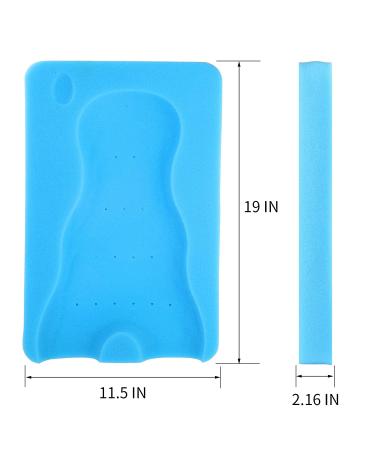 Cubolar Baby Bath Sponges | Anti-Slip Cushion for Infant Bath | Blue | Newborns & Toddlers - Buy Online on GoSupps.com
