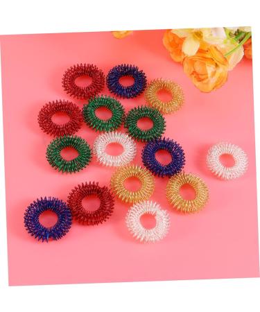 Partykindom 15pcs Fear Ring Set - Mini Toy Finger Rings for Kids | Acupressure Fiddle Toys for Relaxation & Sensory Play | International Shipping Available - Buy Online on GoSupps.com