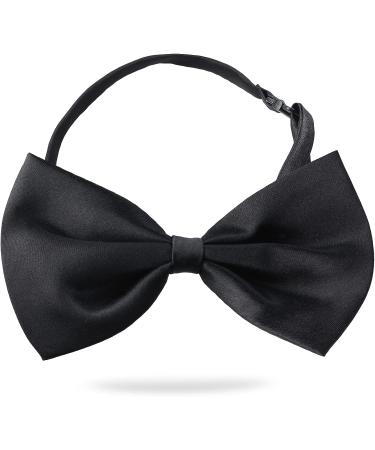 Yewong 2 Pieces Pet Formal Accessories Set - Pet Top Hat with Pet Formal Necktie/Bowtie Birthday Party Gradation Halloween Costumes Accessories for Dog Cat (Black-A) - Buy Online on GoSupps.com