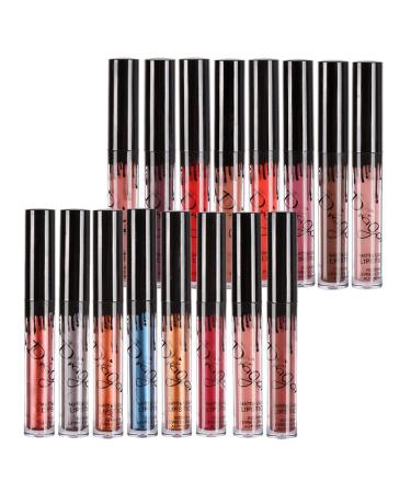 ROMANTIC BEAR 16 Colors Waterproof Matte Liquid Lipstick - Long Lasting Beauty Lip Gloss for All Skin Tones | International Shipping Available - Buy Online on GoSupps.com