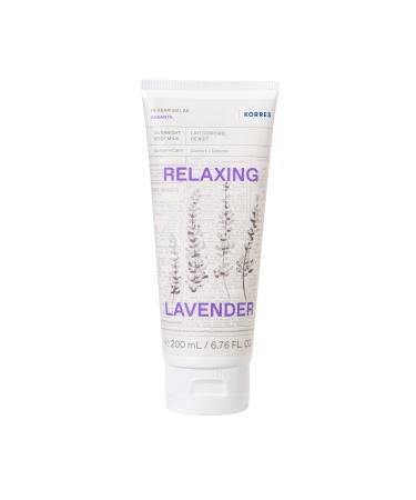 Korres Relaxing Lavender Overnight Body Milk Soothing Body Moistureser 200 ml