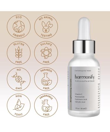 Hydrating Niacinamide with Salicylic Acid Serum for Face | Dark Spot Corrector & Plump Skin | 1 fl. oz Made in Europe - Buy Online on GoSupps.com