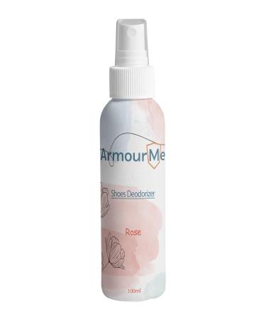 ArmourMe Shoe Spray | Shoe Deodorizer | Shoe Spray Smell Eliminator for Shoes and Sandal | Men & Women Extra Strength Shoe Odor Eliminator | Socks Deodorize. (Rose)