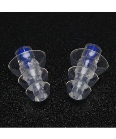 Lanyazet 27Db Silicone Earbud Musician Filter Earplugs Noise Reduction Cancelling Hearing Protection Earbud Reusable Sleep Care for Dj(Blue) - Buy Online on GoSupps.com