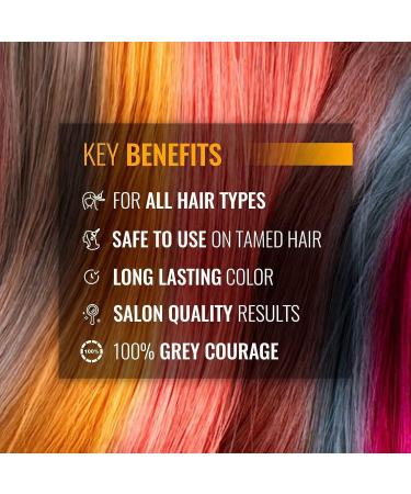 GK HAIR Global Keratin Professional Hair Color Cream Tube (3.4 Fl Oz/100ml) Nourishing & Cleansing Colors for Styling High Performance Long Lasting Semi Permanent Natural Toner Dye Coppers - 6.4 Dark Blonde - Buy Online on GoSupps.com