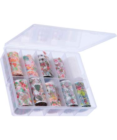 10 Sheets Christmas Nail Art Stickers Xmas Nail Decals Holiday Manicure Santa Stickers Snowflake Nail Art Stickers DIY Xmas Nail Art Tips Xmas Nail Stickers Halloween Nail Supplies - Buy Online on GoSupps.com