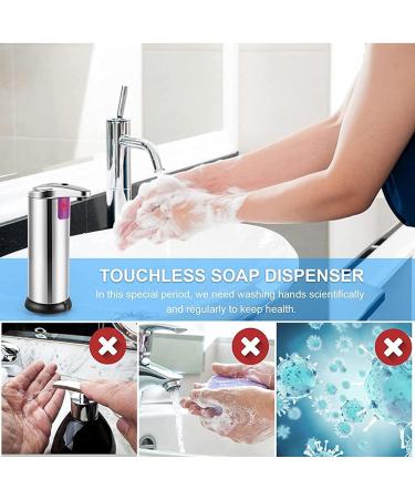 Automatic Soap Dispenser Touchless Soap Dispenser With Infrared Sensor Zwm590 (Silver One Size) Silver One Size - Buy Online on GoSupps.com