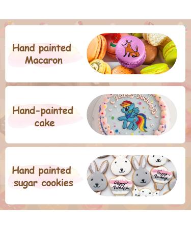 5 Pack Black Food Coloring Pens - Edible Markers for Cakes Cookies Fondant & Easter Eggs - Fine & Thick Tip Food Pencils - Buy Online on GoSupps.com