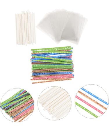 Alipis 1 Set Lollipop Stick Candy Wrappers for Chocolate Cookie Treat Bags Lollipop Pouch Kit Dessert - Buy Online on GoSupps.com