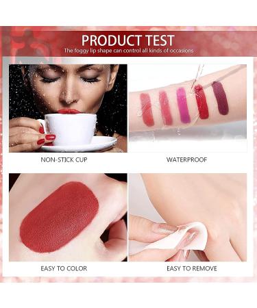 KUAILEGO Rose Gold 2 in 1 Matte & Liquid Lipstick Set - Nude Long Wear Waterproof Lip Gloss - Matte Finish - Velvet Lipstick (02) - Buy Online on GoSupps.com