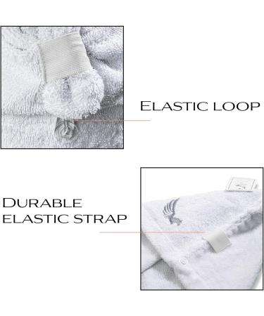 SELARUS Turkish Cotton Hair Towel Wrap for Women - Quick Dry, Super Absorbent Towels for Curly & Long Hair - 1 Pack (White, 10x26 inches) - Buy Online on GoSupps.com
